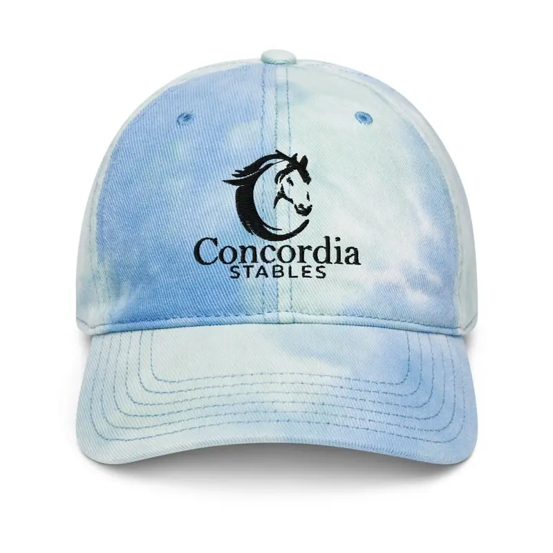 Concordia Stables Denim Tie-Dye Hat